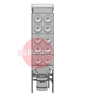 0000100848  Plymovent MDB-10-V MultiDustBank Central Filter System Package