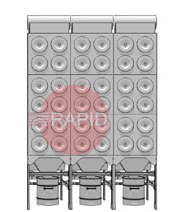 0000100861  Plymovent MDB-36 MultiDust Bank Central Filter System Package