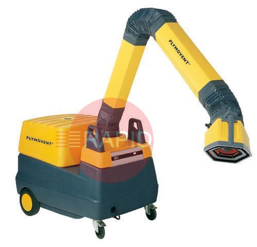 0000112MFD  Plymovent MFD Mobile Welding Fume Extractor Package UltraFlex Arm and Disposable Filter, 415v