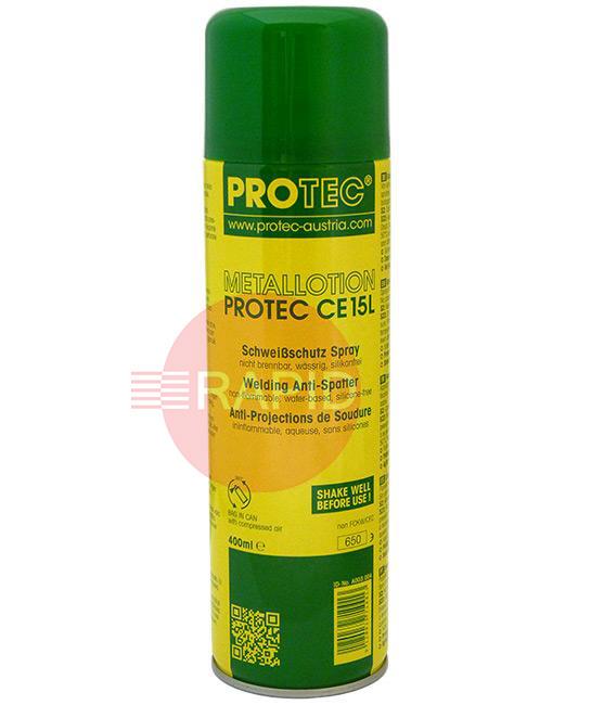 01C5040  Protec Matallotion CE15L Anti Spatter Spray, 0.4Ltr