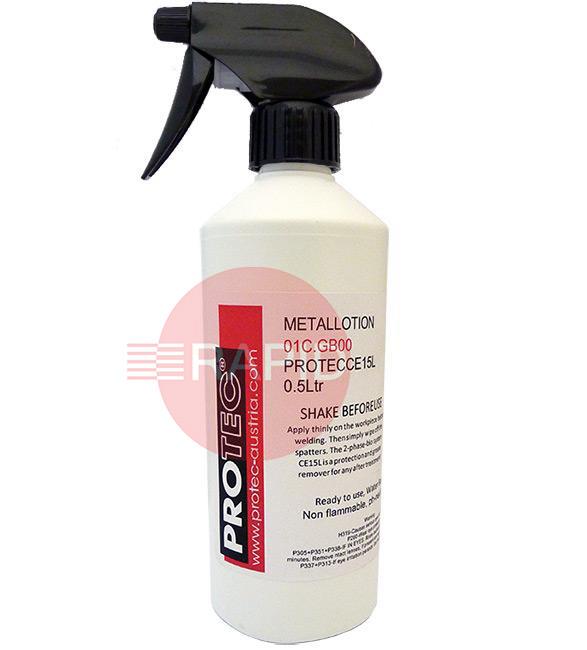 01CGB00  Protec Matallotion CE15L Anti Spatter Pump Spray Dispenser, 0.5Ltr