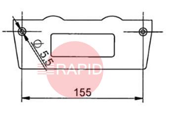 0646-231-083R  Lincoln Bester W/F Roller Cover Plate