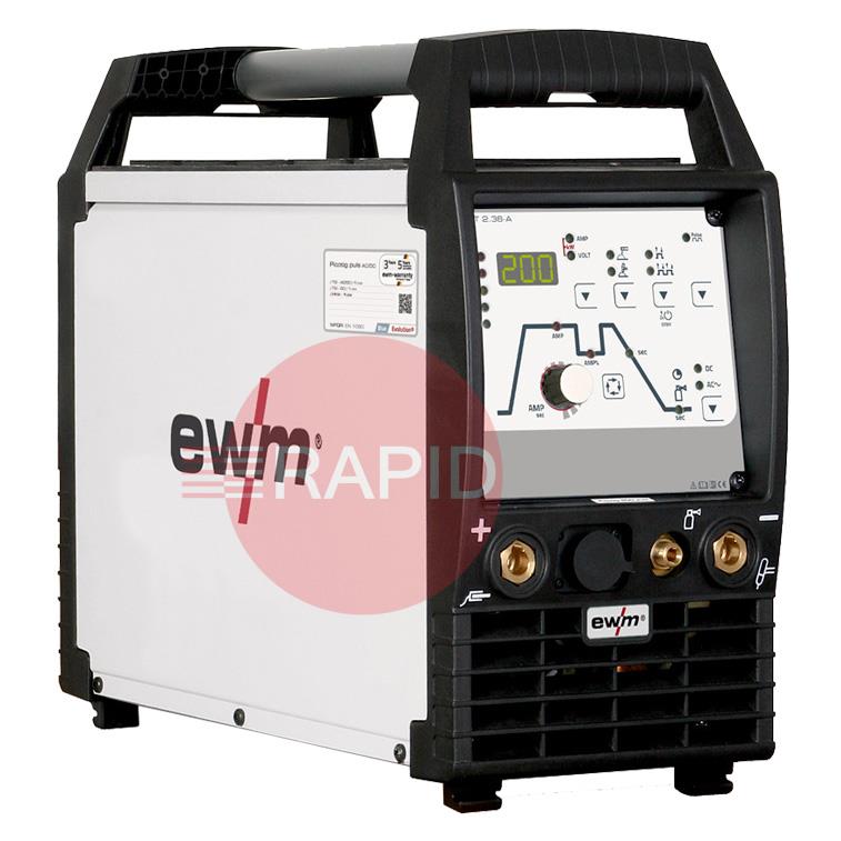 090-000188-00502  EWM Picotig 200 AC/DC Puls 5P TG TIG Welder Power Source - 230v, 1ph