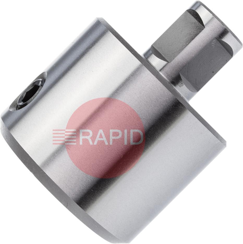 103091-1932-55  HMT Magnet Drill Adaptor 19mm Male to 32mm Female Weldon: c/w 55mm Pilot Pin