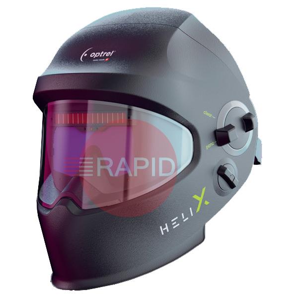 1050.200  Optrel Helix CLT - Black Auto Darkening Welding Helmet with Removable Hard Hat, Shade 5 - 12