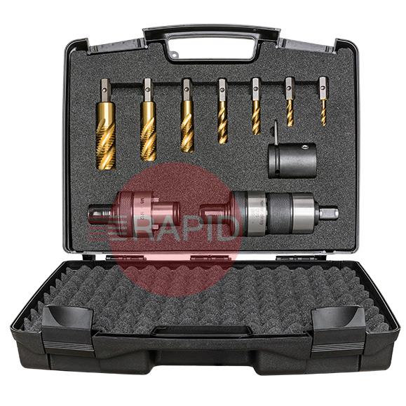 121015-SET34  HMT VersaDrive Clutched Tapping Set M6-M24 Weldon 19mm (3/4)  with 3/4 Impact Adaptor