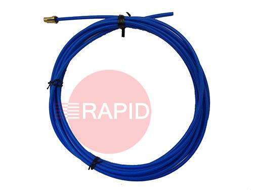 125.0004  Binzel Teflon Liner Blue, 0.6mm - 0.9mm, for Soft Wire, 50m Roll