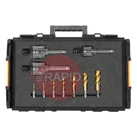 132000-SET1  HMT VersaDrive Morse Taper Clutched Adapter Set, w/ 3 Adapters & M8-M24 Taps