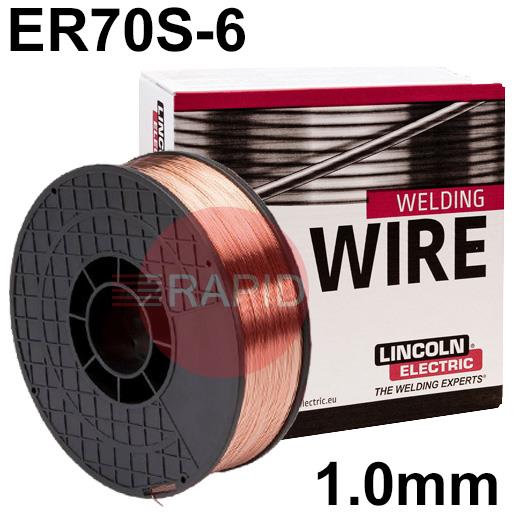16S1005PR  Lincoln Supramig G3Si1, 1.0mm MIG Wire, 5Kg Reel, ER70S-6