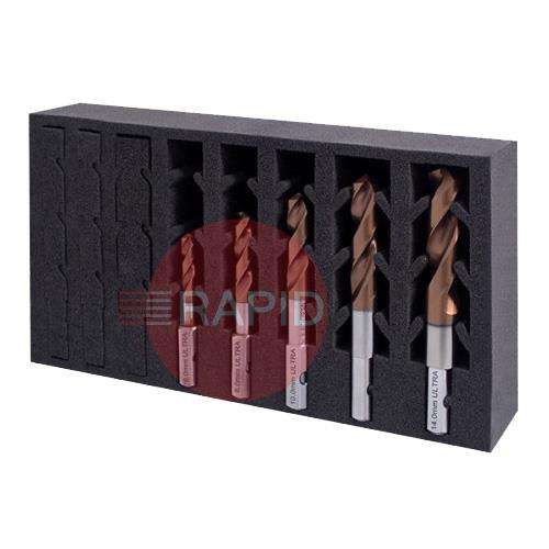 209020-SET1  HMT CarbideMax ULTRA 55 Drill Bit 5 Piece Set (6 - 14mm)
