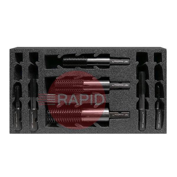 309210-SET  HMT VersaDrive Thread Chaser InsertFoam 7 Piece Set (M6 - M24)