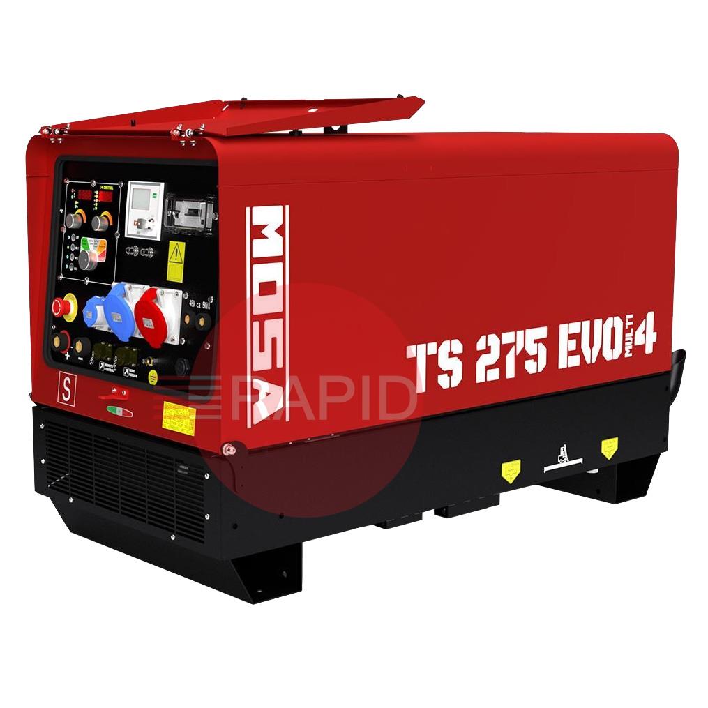 35.C1SS00CV  MOSA TS 275 EVO Multi 4 Diesel Welding Generator - 270A, 110V/230V/400V