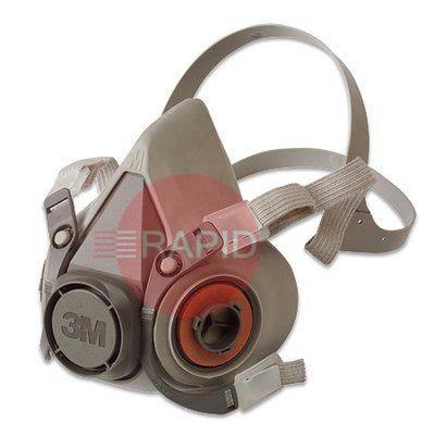 3M6200M  3M Reusable Half Face Mask, Medium