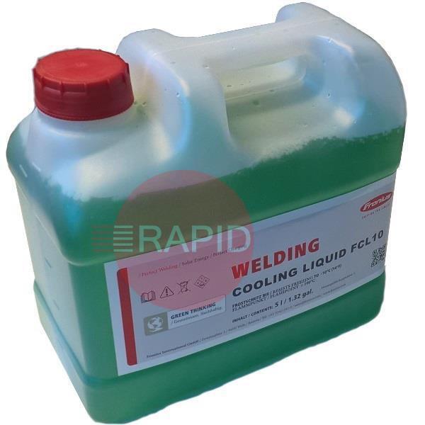 40,0009,0180  Fronius - Torch Cooling Liquid FCL10 5l. (up to -10° outside temperature) Environmental Friendly