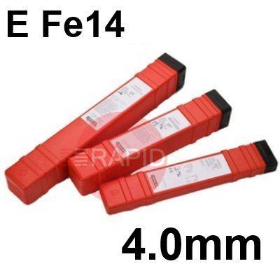 400335  Lincoln Wearshield ME, Hardfacing Electrodes, 4.0mm x 450mm, 4.0Kg 38pc Pack, EN 14700: E Fe14, DIN 8555: E10-UM-60-GRZ