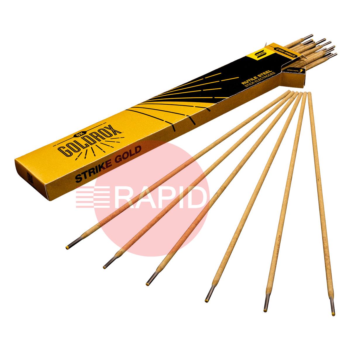 4659X  ESAB OK GoldRox Mild Steel Electrodes, E6013