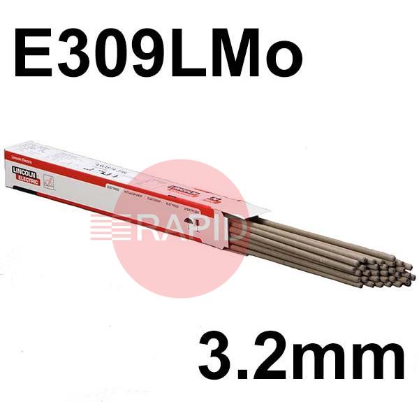 528824-1  Lincoln Stainless Steel Consumables Covered Electrodes AROSTA E309LMo-16 3.2mm Diameter x 350 Long 12.6kg Carton