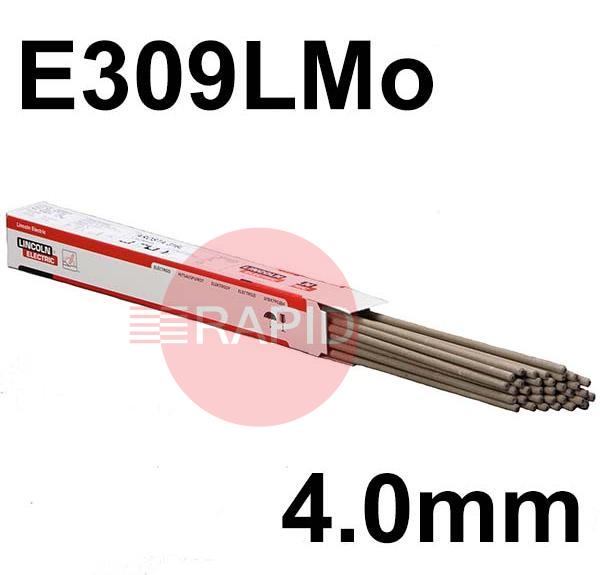 528930-1  Lincoln Stainless Steel Consumables Covered Electrodes AROSTA E309LMo-16 4.0 mm Diameter x 350 Long 12.9kg Carton