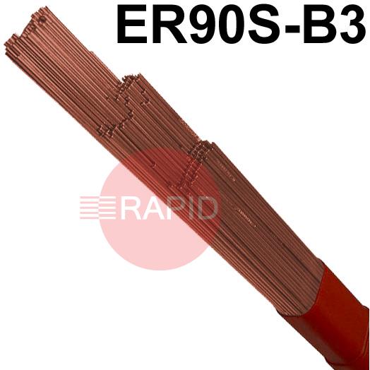 60024  Lincoln LNT 20 Steel TIG Wire, 1000mm Cut Lengths, 5Kg Pack, AWS A5.28 ER90S-B3