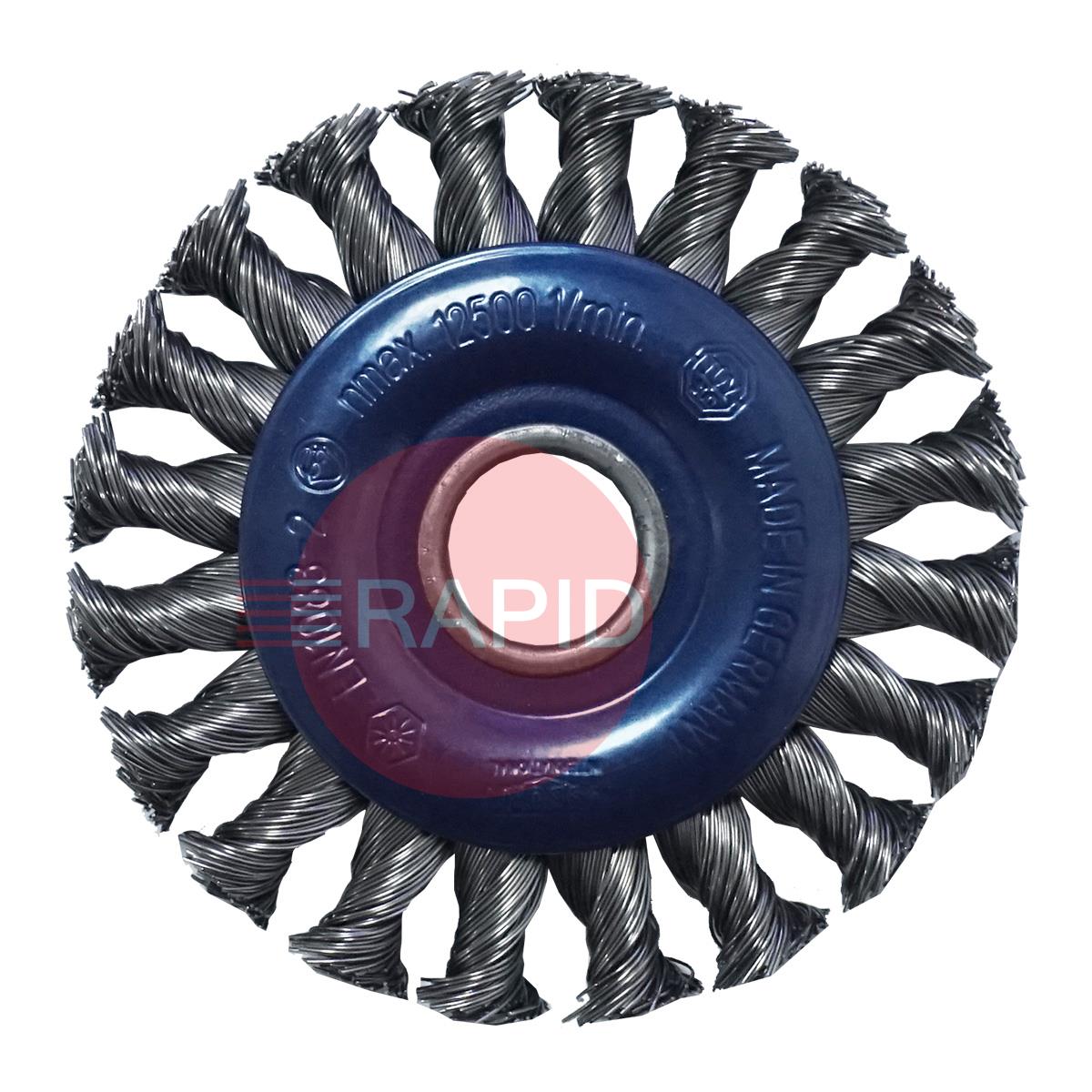 6422100  4.5 Twist Knot Steel Wire Wheel Brush