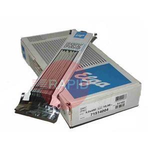 71812504  Elga P81CR Low Hydrogen Electrodes, 2.5mm Diameter x 350mm Long, 12Kg Carton (Contains 6 x 2Kg 102 piece Packs), E7018