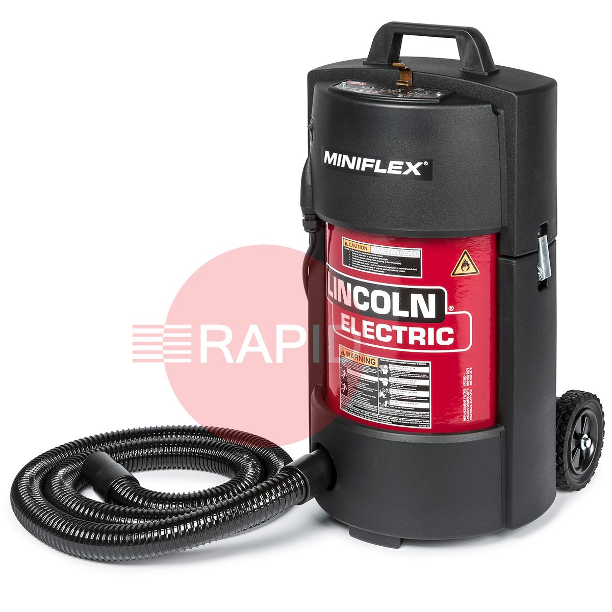 7603001700  Lincoln Miniflex Portable Fume Extractor 240v