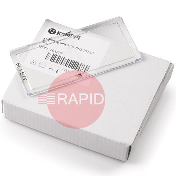 9873261  Kemppi Magnifying Lens +1.5 - 51mm x 108mm