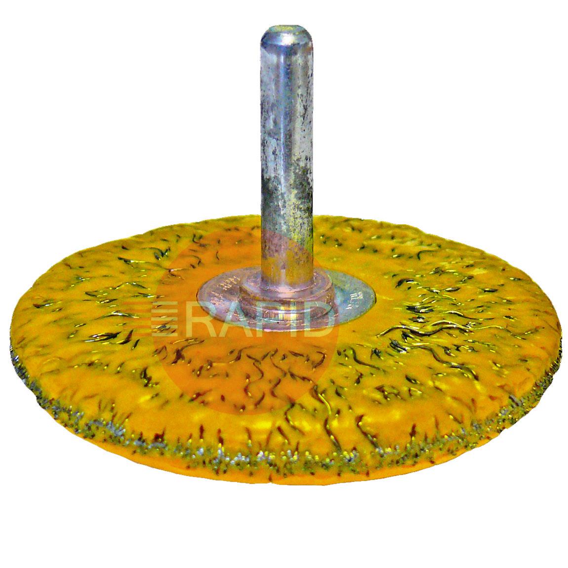 ABWBCIR60Y  Abracs 60mm Circular Brush in Plastic Coating (Pack of 10)