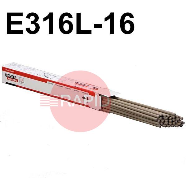 AROSTA-316L  Lincoln AROSTA 316L, Stainless Steel Covered Electrodes, E316L-16