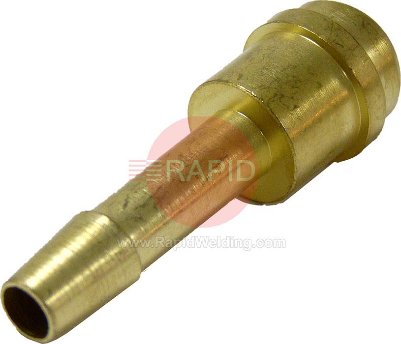 B45TC  Hose Tail 1/4 (6mm) Bore for 3/8 BSP Union Nut