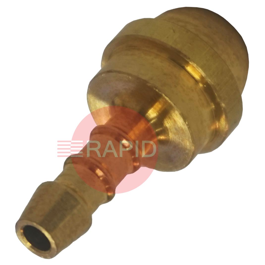 B45TD  Hose Tail 3/16 (4.8mm) Bore for 3/8 BSP Union Nut
