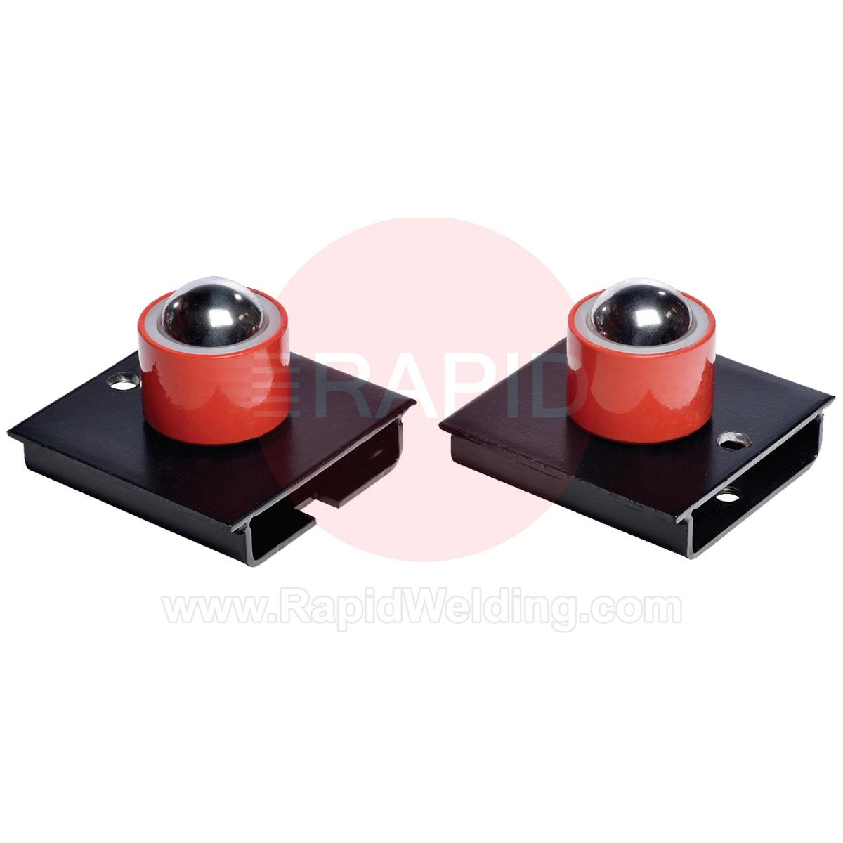 BTH300SS  Pair of Slip-On Standard Stainless Steel Ball Transfer Heads