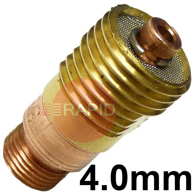CK-4GL532  CK 4 Series 4.0mm Stubby Series Collet Body - Gas Lens