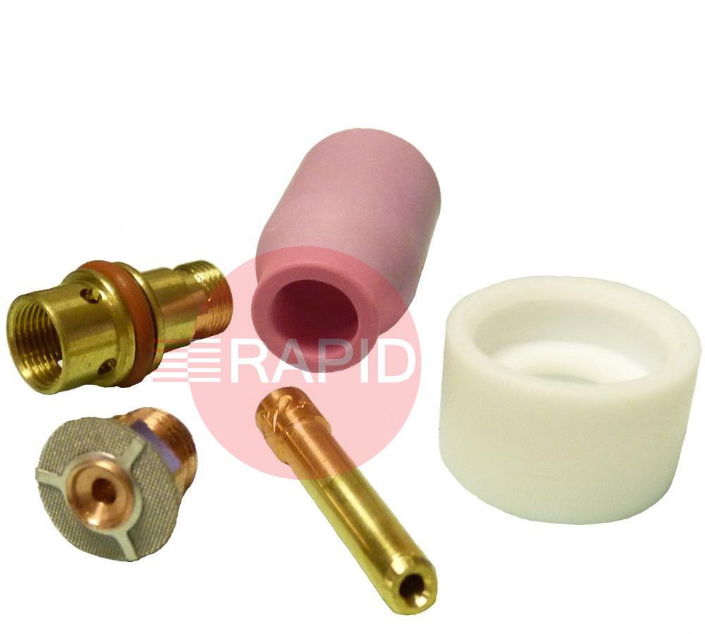 CK-D4GS332  3 Series / 4 Series Short Gas Saver Kit, Alumina Cup, 2.4mm