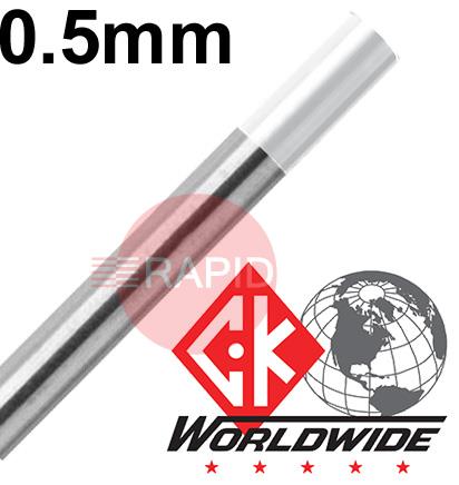 CK-T0207GZ  CK 0.5mm x 175mm (.20 x 7 inch) 0.8% Zirconiated Tungsten