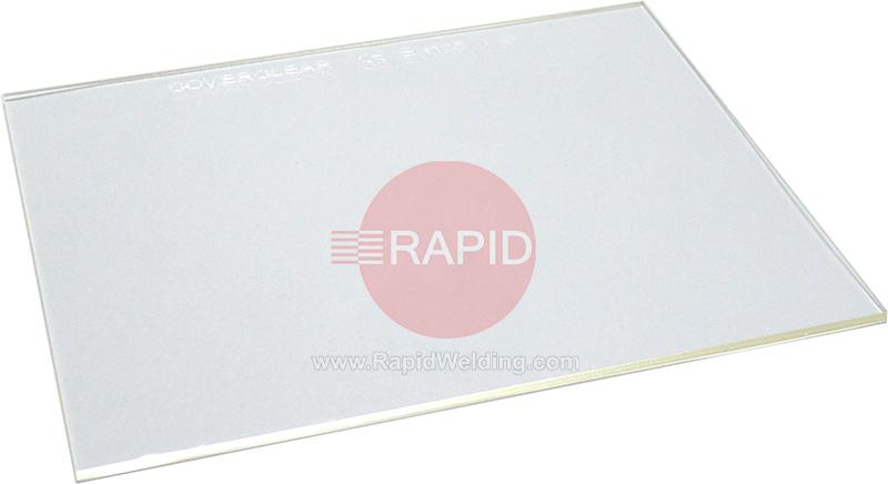 E1SL83  4 1/4 x 3 1/4Clear  Anti Spatter Front Lens Cover (108mm x 83mm)