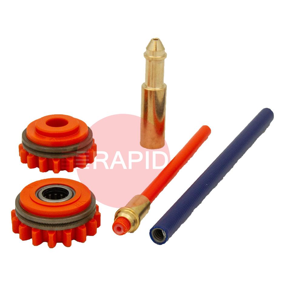 F000240  Kemppi 1.2mm V-Groove Knurled GT02C Drive Roll Kit #1
