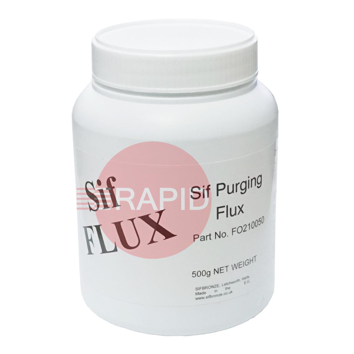 FO210050  SIF Stainless TIG Purging Flux, 500g