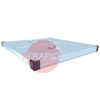 9751501640  Plymovent FlexHood Extraction Hood, Double Compartment 3.5m x 3.5m, with Connection Flange & Strip Brackets