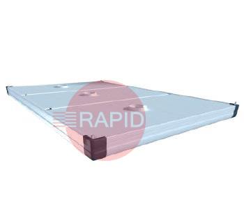 9751901660  Plymovent FlexHood Extraction Hood, Triple Compartment 5.5m x 4.5m, with Connection Flange & Strip Brackets