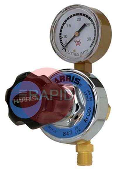 H1077  Harris 847 Oxygen Pipeline Regulator 4.0 Bar