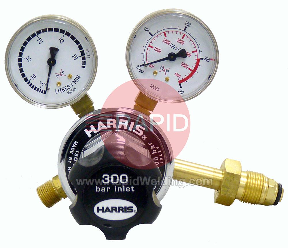 H1403  Harris 996 Two Stage Side Entry Argon Regulator 30lpm