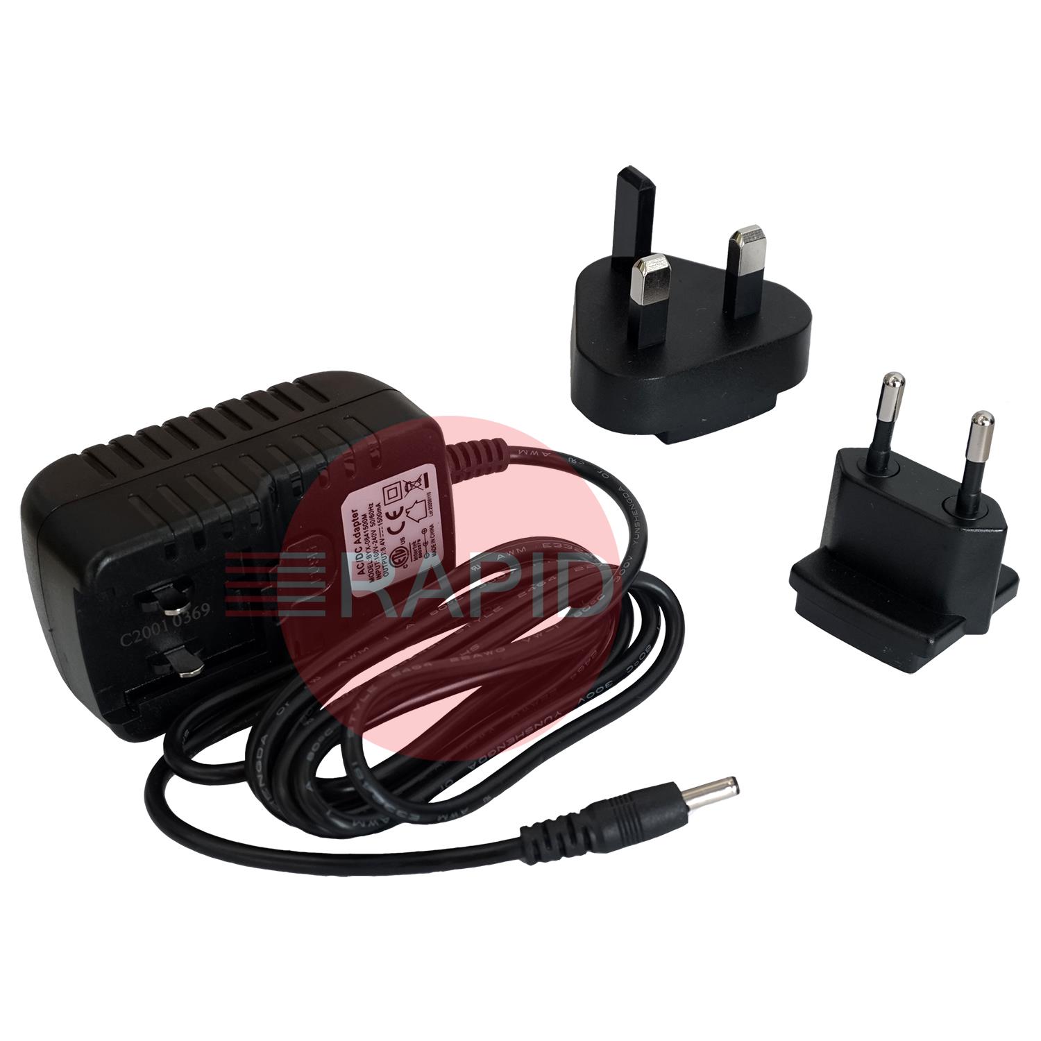 J7067  Jackson R60 Airmax PAPR System Battery Charger, incl. UK & EU Plugs