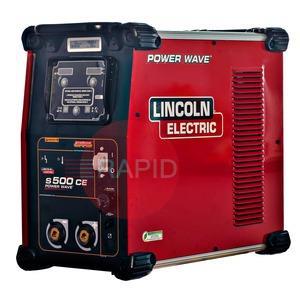 K3168-1  Lincoln Power Wave S500 CE MIG Welder Power Source - 400v, 3ph