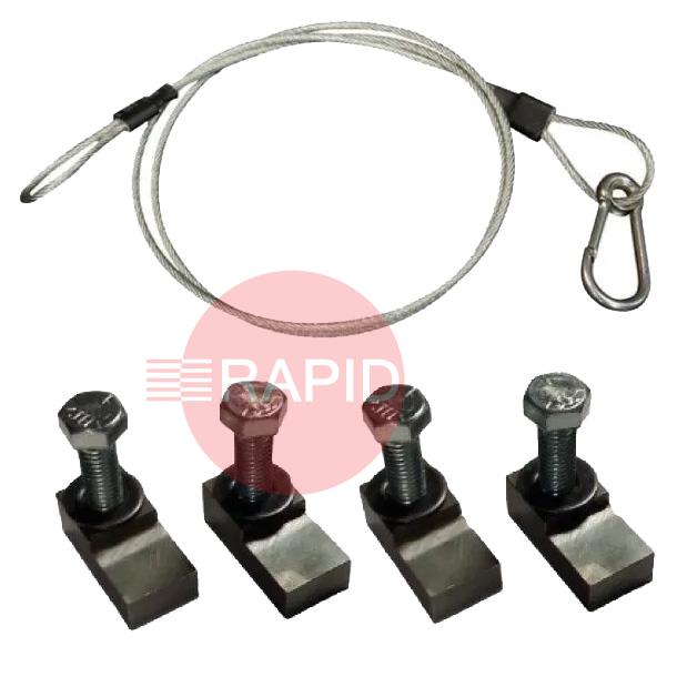 KP-KPBC-1  Key Plant Pipe Conveyor Beam Clamping Plates & Safety Harness