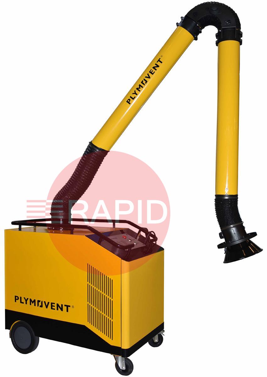 MOBPRO-KUA  Plymovent MobilePro Mobile Welding Fume Extractor with KUA Metal Tube Arm