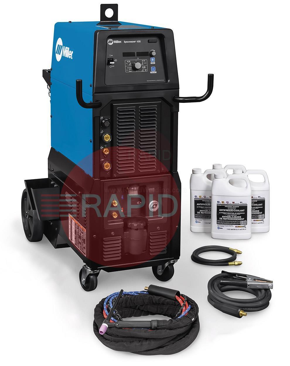 Miller-SYNCROWAVE400  Miller Syncrowave 400 AC/DC TIG Welder, 400v