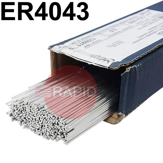P85108  Bohler Union ALSi 5 4043 Aluminium TIG Wire, AWS A5.10 ER4043, 2.5Kg Pack
