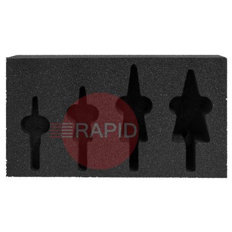 SETFM-VSD-04  HMT VersaDrive STAKIT Small 4 Space InsertFoam for VersaDrive Step Drills 12, 22, 30 & 44mm
