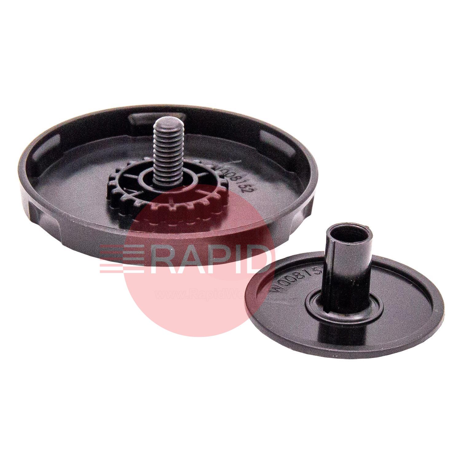 SP008152  Kemppi Gamma Visor Knob and Adjuster Set